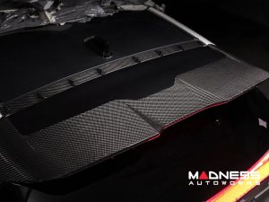 Toyota GR Yaris Roof Spoiler - Carbon Fiber - Aggressive Design 